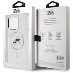 Karl Lagerfeld MagSafe dėklas iPhone 14 Pro – baltas -- iPhone 14 Pro