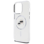 Karl Lagerfeld MagSafe dėklas iPhone 14 Pro Max – baltas