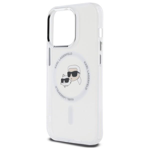 Karl Lagerfeld MagSafe dėklas iPhone 14 Pro Max – baltas
