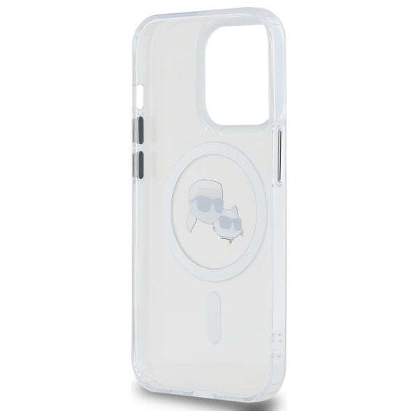 Karl Lagerfeld MagSafe dėklas iPhone 14 Pro Max – baltas