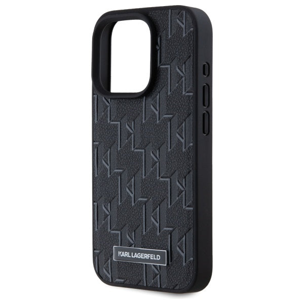 Karl Lagerfeld odinis MagSafe dėklas iPhone 15 Pro – juodas