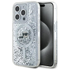 Karl Lagerfeld blizgus MagSafe dėklas iPhone 15 Pro Max