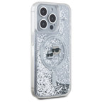 Karl Lagerfeld blizgus MagSafe dėklas iPhone 15 Pro Max