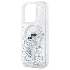 Karl Lagerfeld blizgus MagSafe dėklas iPhone 15 Pro Max