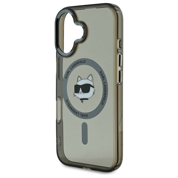 Karl Lagerfeld MagSafe dėklas iPhone 16 Plus – juodas -- iPhone 16 Plus