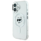 Karl Lagerfeld MagSafe dėklas iPhone 16 – baltas -- iPhone 16