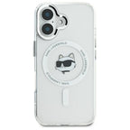 Karl Lagerfeld MagSafe dėklas iPhone 16 – baltas -- iPhone 16