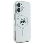 Karl Lagerfeld MagSafe dėklas iPhone 16 – baltas -- iPhone 16