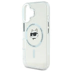 Karl Lagerfeld MagSafe dėklas iPhone 16 – baltas -- iPhone 16