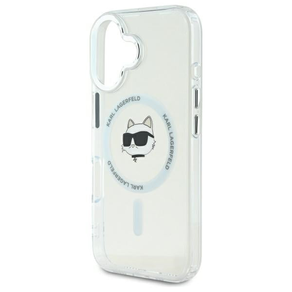 Karl Lagerfeld MagSafe dėklas iPhone 16 – baltas -- iPhone 16