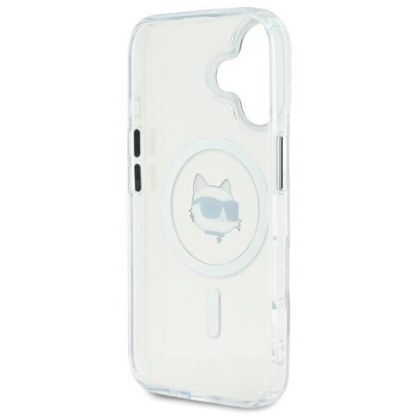 Karl Lagerfeld MagSafe dėklas iPhone 16 – baltas -- iPhone 16