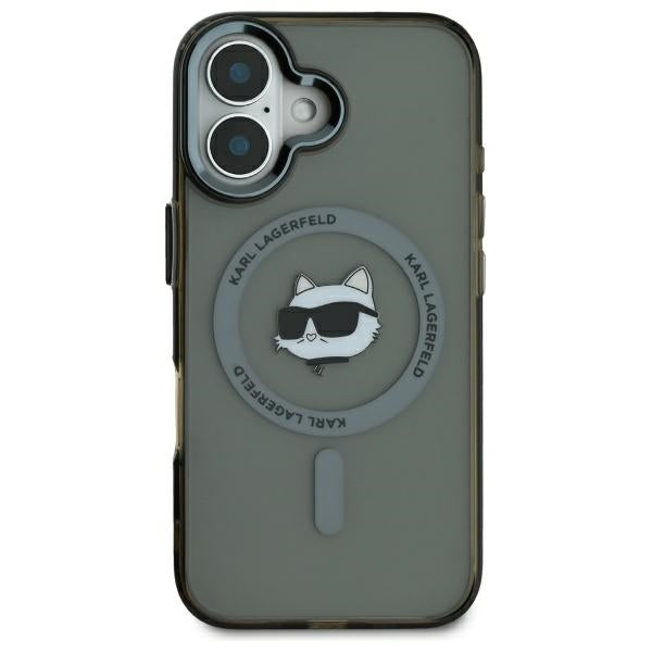 Karl Lagerfeld MagSafe dėklas iPhone 16 – juodas -- iPhone 16