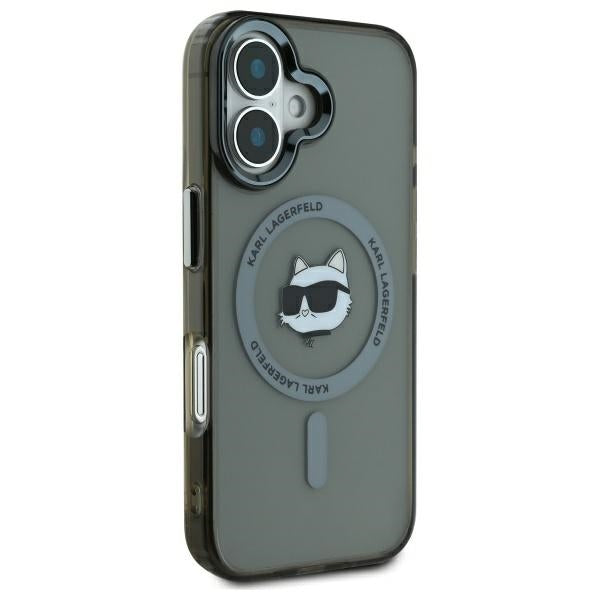 Karl Lagerfeld MagSafe dėklas iPhone 16 – juodas -- iPhone 16