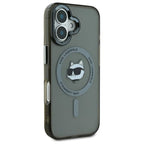 Karl Lagerfeld MagSafe dėklas iPhone 16 – juodas -- iPhone 16