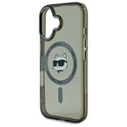Karl Lagerfeld MagSafe dėklas iPhone 16 – juodas -- iPhone 16