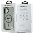 Karl Lagerfeld MagSafe dėklas iPhone 16 – juodas -- iPhone 16
