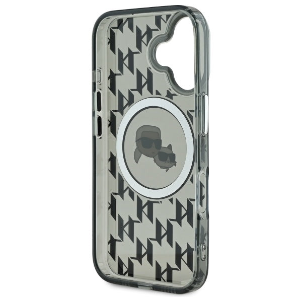 Karl Lagerfeld MagSafe dėklas iPhone 16 – juodas
