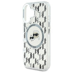 Karl Lagerfeld MagSafe dėklas iPhone 16 – skaidrus