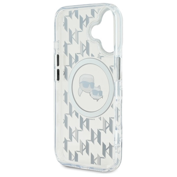 Karl Lagerfeld MagSafe dėklas iPhone 16 – skaidrus