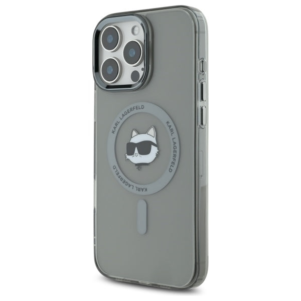 Karl Lagerfeld MagSafe dėklas iPhone 16 Pro Max – juodas -- iPhone 16 Pro Max