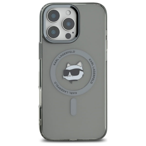 Karl Lagerfeld MagSafe dėklas iPhone 16 Pro Max – juodas -- iPhone 16 Pro Max