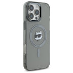 Karl Lagerfeld MagSafe dėklas iPhone 16 Pro Max – juodas -- iPhone 16 Pro Max