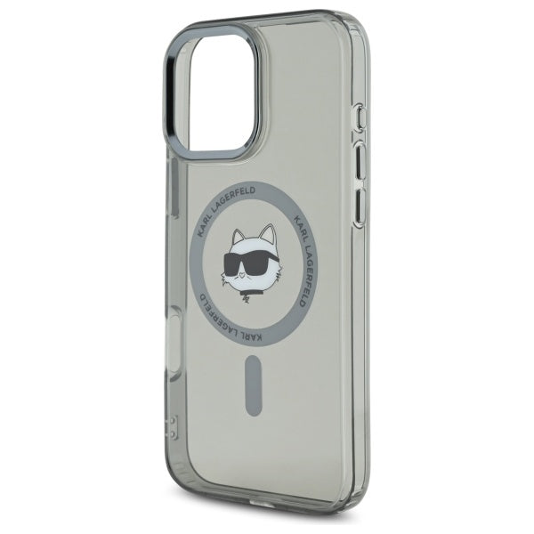 Karl Lagerfeld MagSafe dėklas iPhone 16 Pro Max – juodas -- iPhone 16 Pro Max