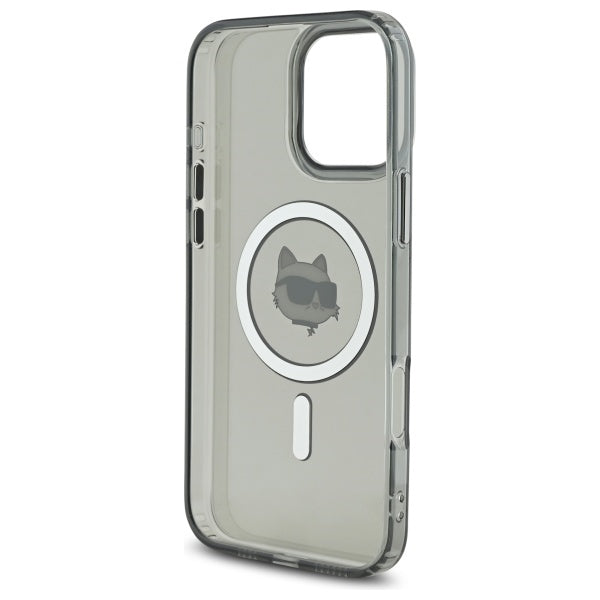 Karl Lagerfeld MagSafe dėklas iPhone 16 Pro Max – juodas -- iPhone 16 Pro Max
