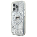 Karl Lagerfeld MagSafe dėklas iPhone 16 Pro Max – skaidrus
