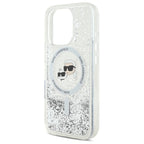 Karl Lagerfeld MagSafe dėklas iPhone 16 Pro Max – skaidrus