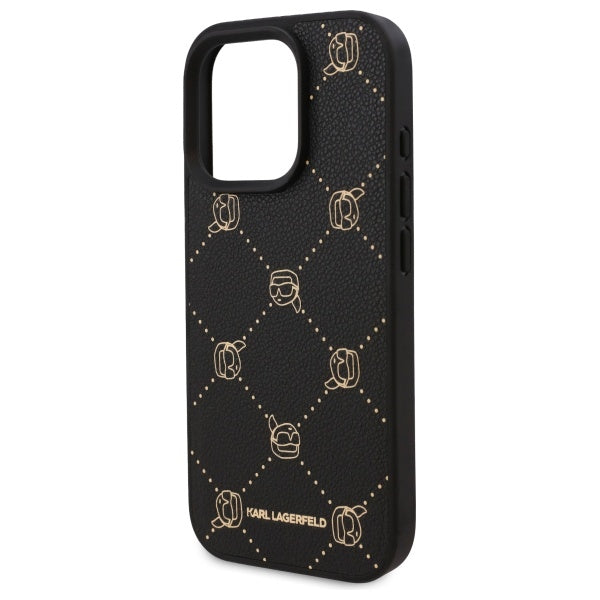 Karl Lagerfeld MagSafe dėklas iPhone 16 Pro Max – juodas