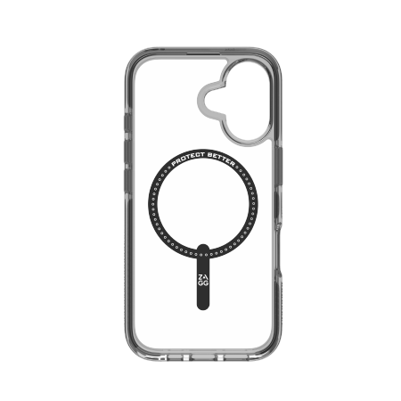 ZAGG Santa Cruz Snap MagSafe dėklas iPhone 16 – juodas