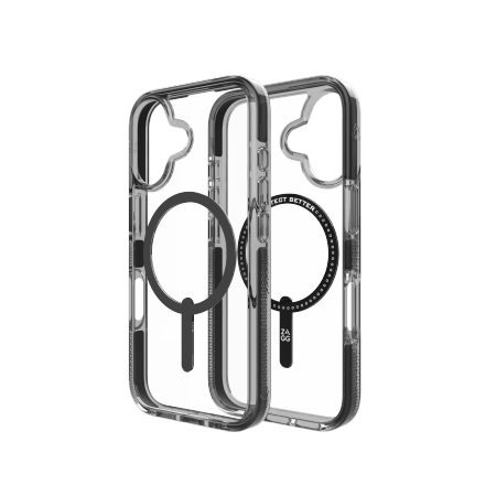ZAGG Santa Cruz Snap MagSafe dėklas iPhone 16 – juodas
