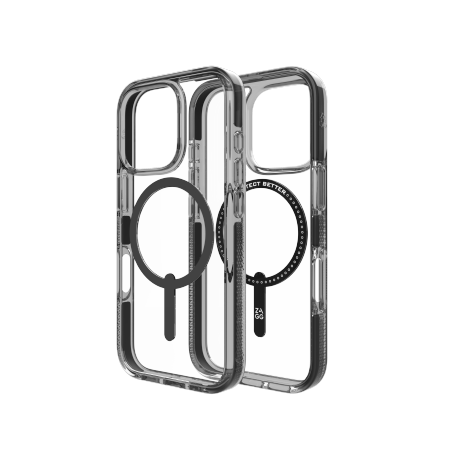 ZAGG Santa Cruz Snap MagSafe dėklas iPhone 16 Pro – juodas