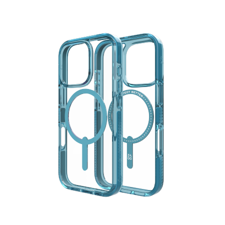 ZAGG Santa Cruz Snap MagSafe dėklas iPhone 16 Pro – mėlynas