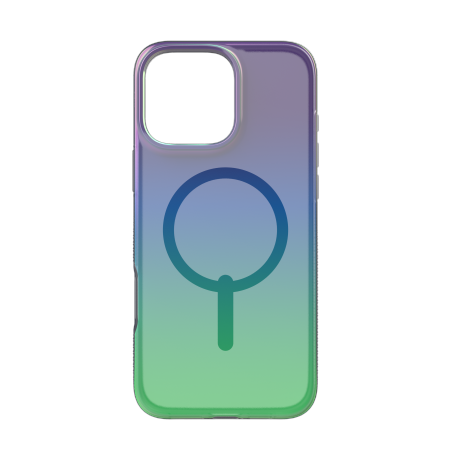 ZAGG Milan Snap MagSafe dėklas iPhone 16 Pro Max – žalia/violetinė