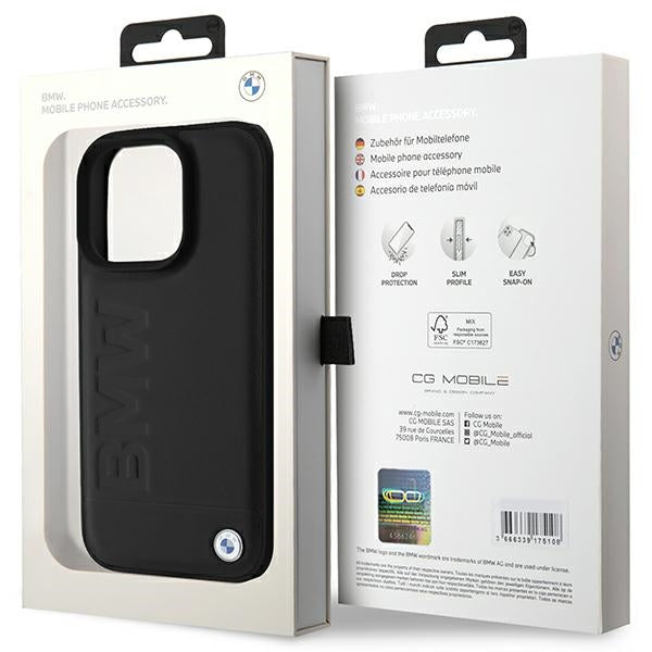 BMW odinis dėklas iPhone 16 Pro – juodas