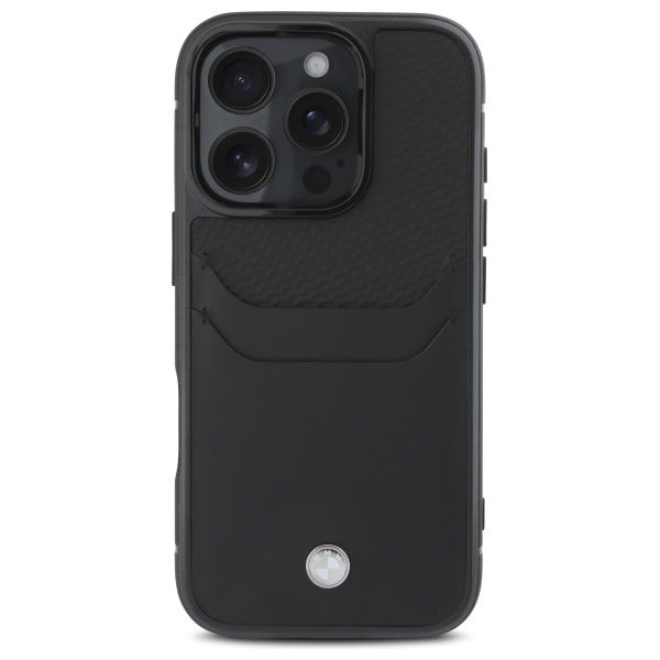 BMW odinis dėklas iPhone 16 Pro Max – juodas