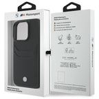 BMW odinis dėklas iPhone 16 Pro Max – juodas