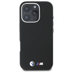 BMW M Edition Kevlar Metal dėklas iPhone 16 Pro Max – juodas