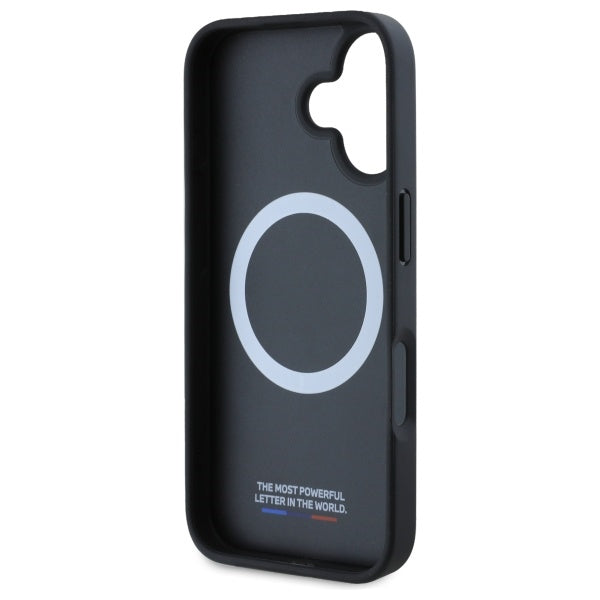 BMW M MagSafe dėklas iPhone 16 – juodas