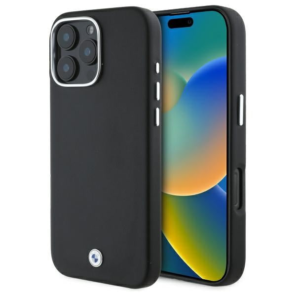 BMW MagSafe dėklas iPhone 16 Pro Max – juodas