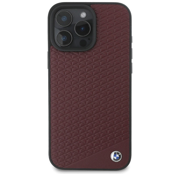 BMW odinis MagSafe dėklas iPhone 16 Pro Max – raudonas