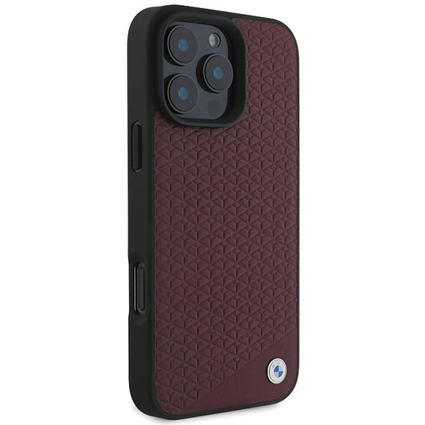 BMW odinis MagSafe dėklas iPhone 16 Pro Max – raudonas
