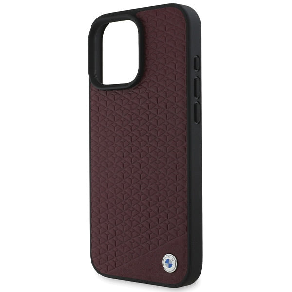 BMW odinis MagSafe dėklas iPhone 16 Pro Max – raudonas