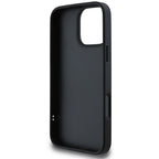 DKNY Quilted Stack Logo dėklas iPhone 16 Pro – juodas