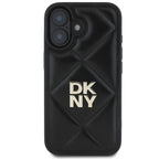 DKNY dygsniuotas dėklas iPhone 16 – juodas