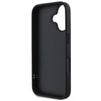 DKNY dygsniuotas dėklas iPhone 16 – juodas