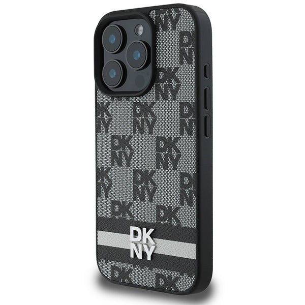 DKNY dėklas iPhone 16 Pro Max – juodas