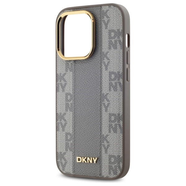 DKNY MagSafe dėklas iPhone 14 Pro – smėlinis